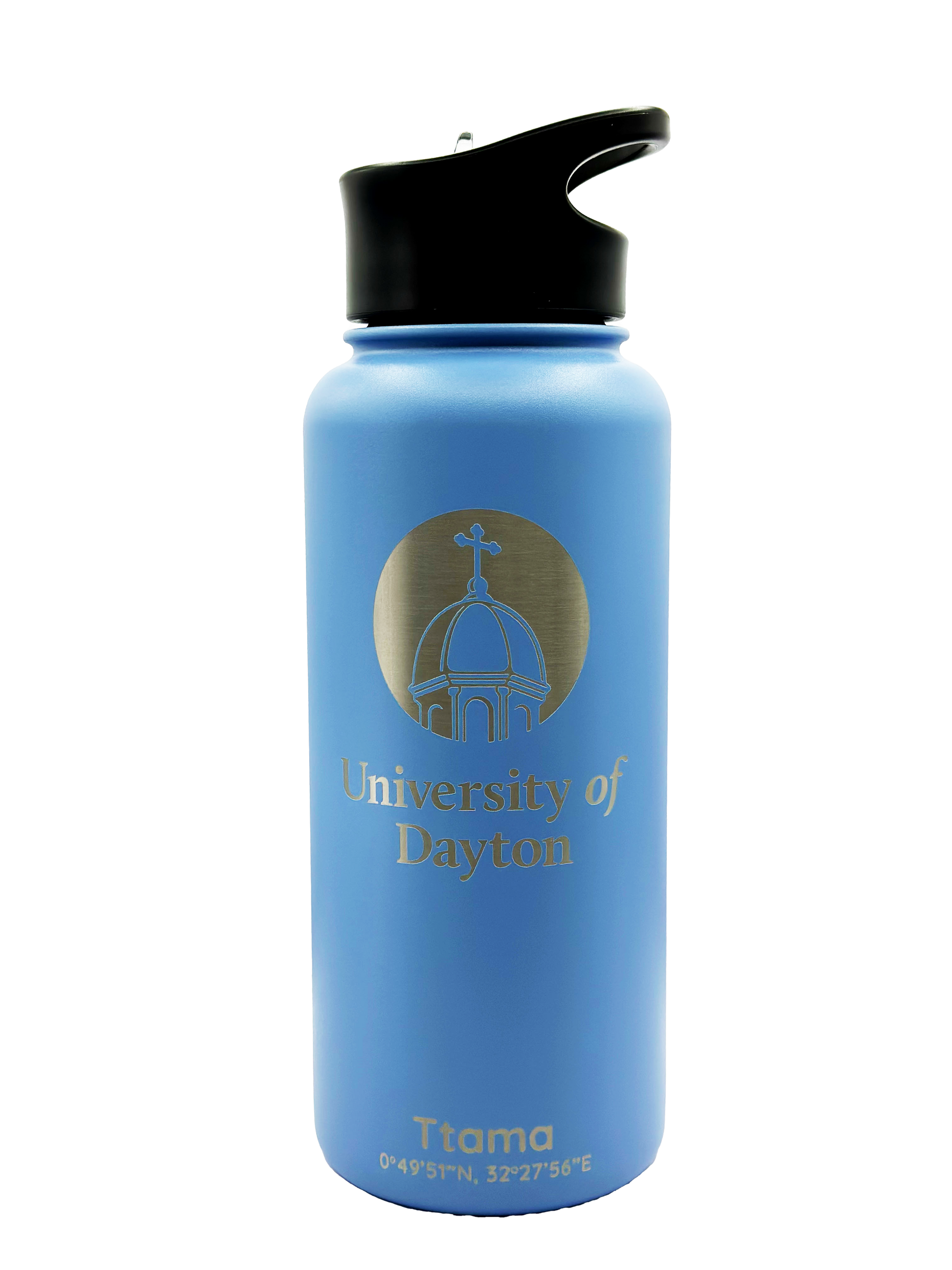 32 Oz. Navy Blue Ripple Bottle