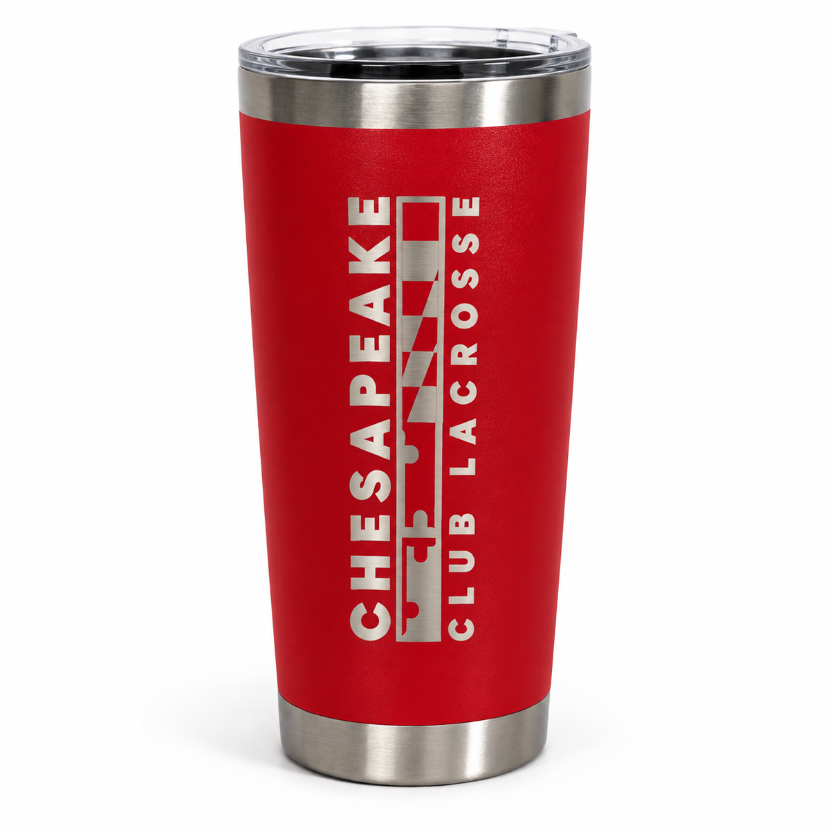 Chesapeake Club Lacrosse 20oz Tumbler (Red)