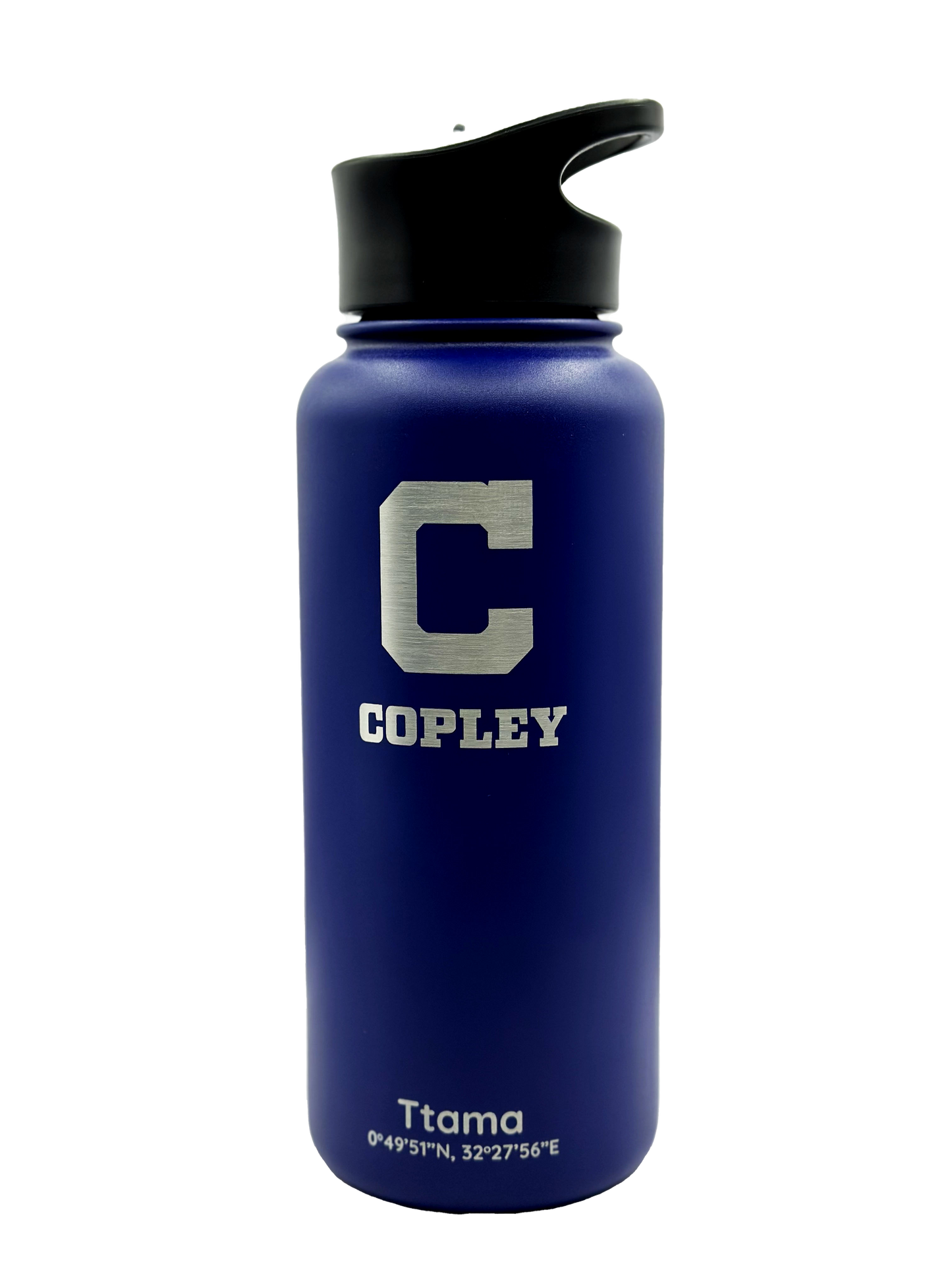 Copley Indians  "Block C" 32oz Ripple Bottle