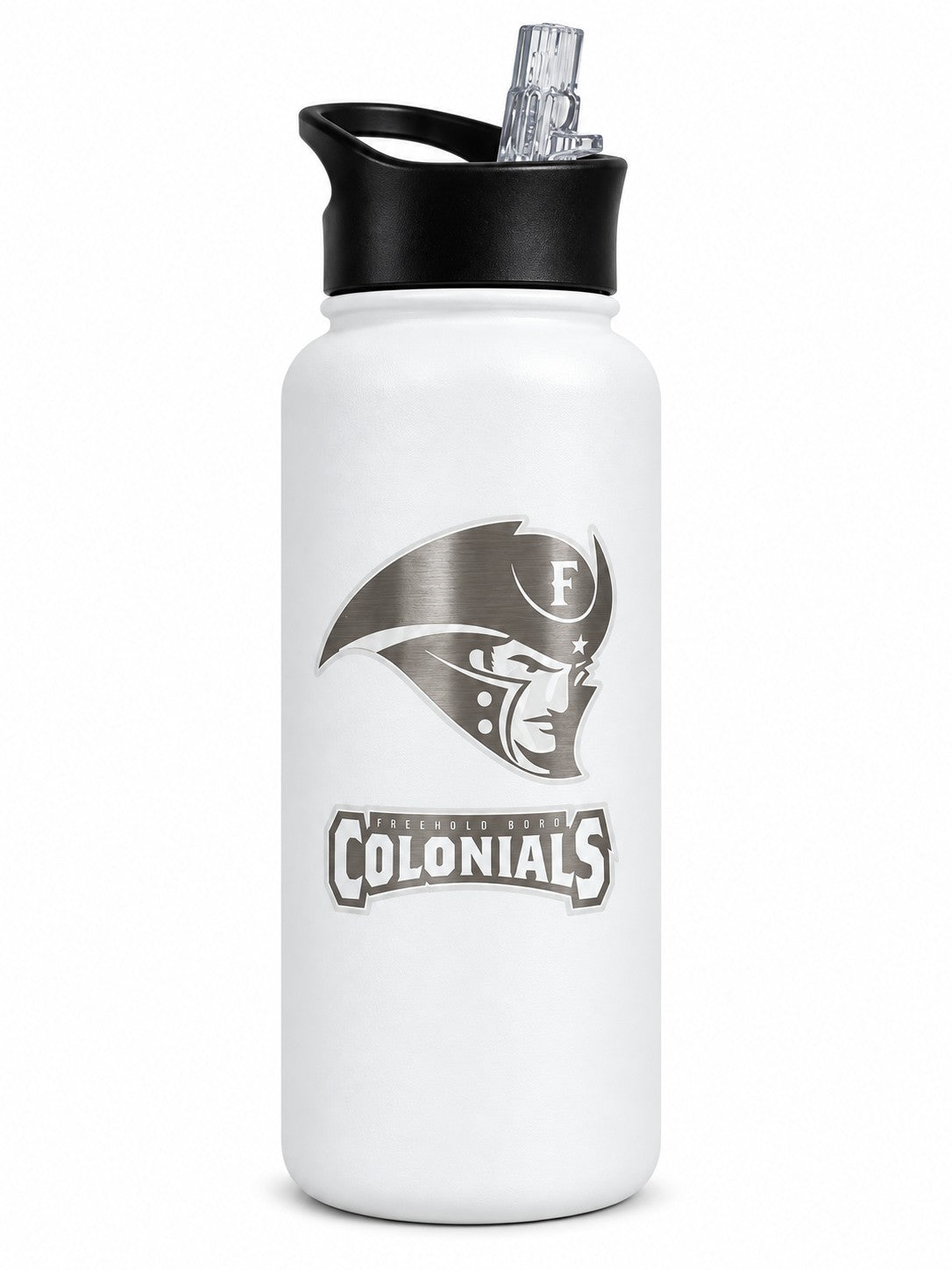 Freehold Colonials 32 oz.White Water Bottle