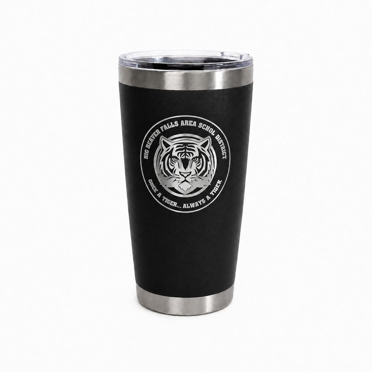 Beaver Falls Tigers 20 oz. Black Tumbler