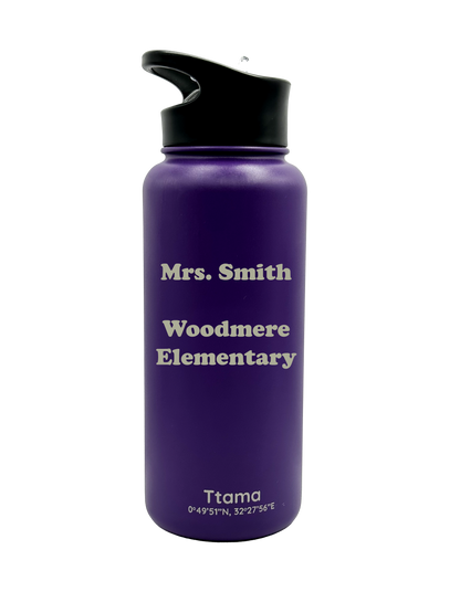 Teacher Appreciation Ripple Water Bottle