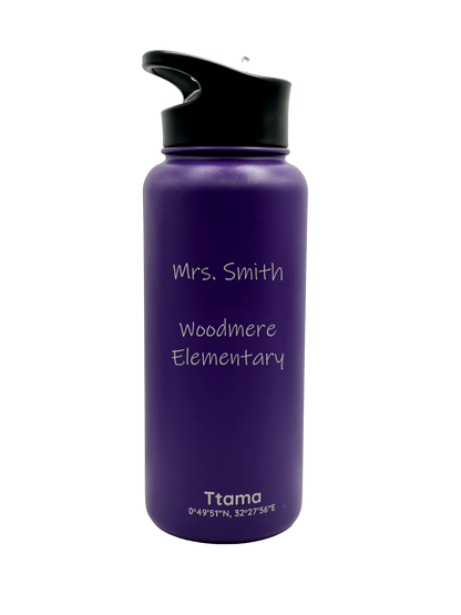 Teacher Appreciation Ripple Water Bottle