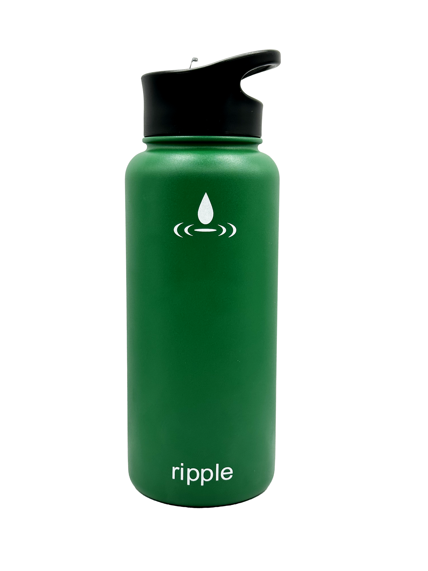 32 Oz. Forest Green Ripple Bottle