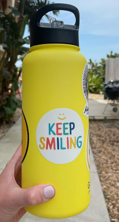 keep smiling sticker