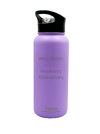 Teacher Appreciation Ripple Water Bottle