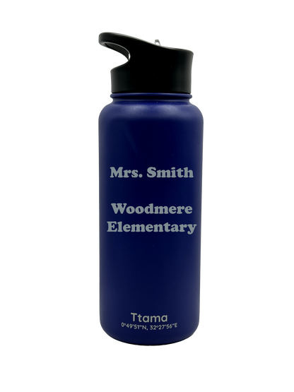 Teacher Appreciation Ripple Water Bottle