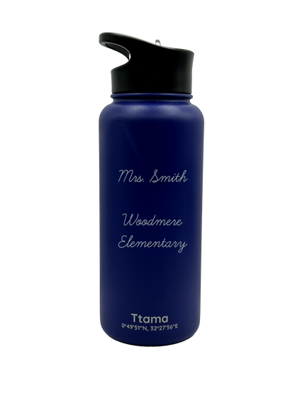 Teacher Appreciation Ripple Water Bottle
