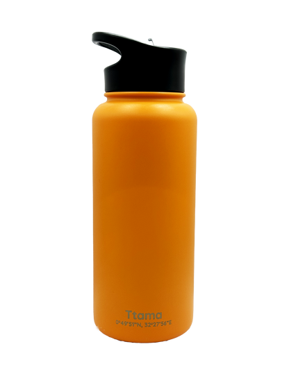 32 Oz. Orange Ripple Bottle