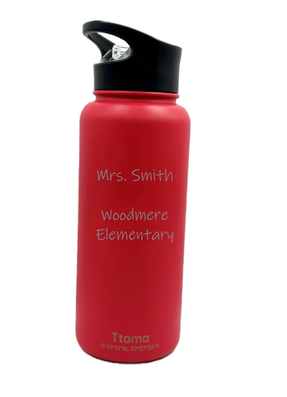 Teacher Appreciation Ripple Water Bottle