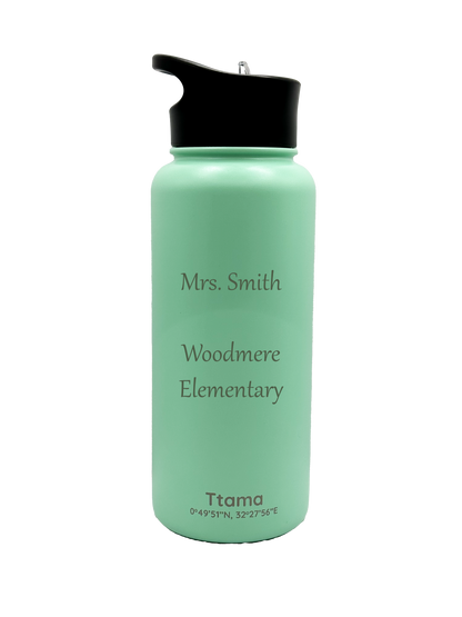 Teacher Appreciation Ripple Water Bottle