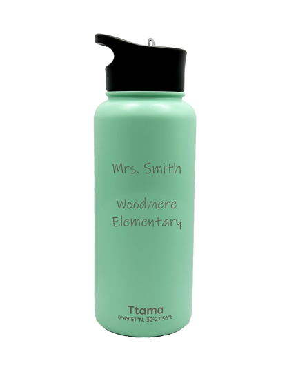 Teacher Appreciation Ripple Water Bottle