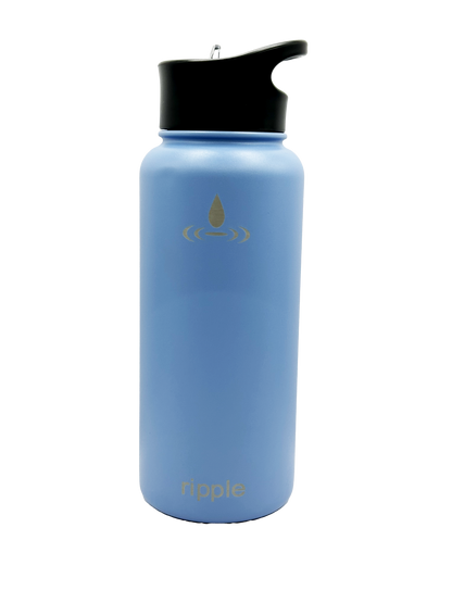 Hydro Flask Standard Mouth Stainless Steel Insulated Sky Blue 24oz Water  Bottle