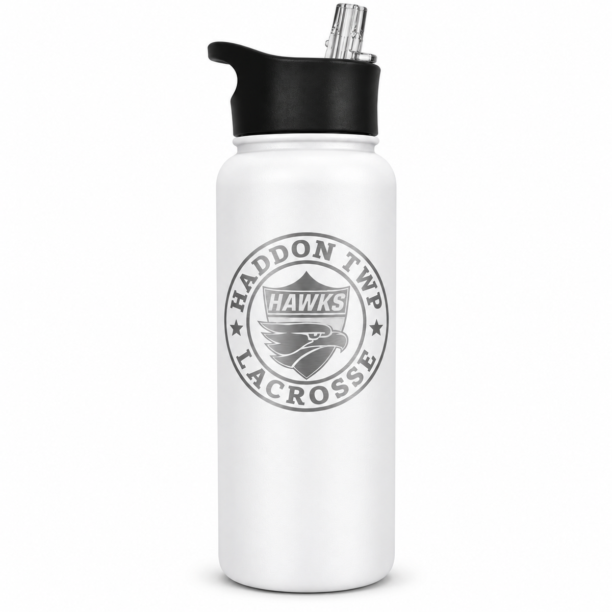 Haddon Lacrosse 32oz Water Bottle (Red)