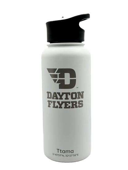 Dayton Flyers Flying D Ripple 32oz Water Bottle