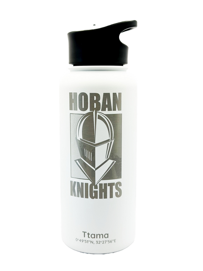 Hoban Knights "Knight Logo" 32oz Ripple Bottle