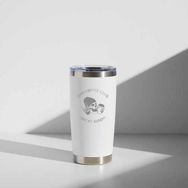 20 oz Custom SWEAT 5:00 Coffee Club Stainless Steel Tumbler