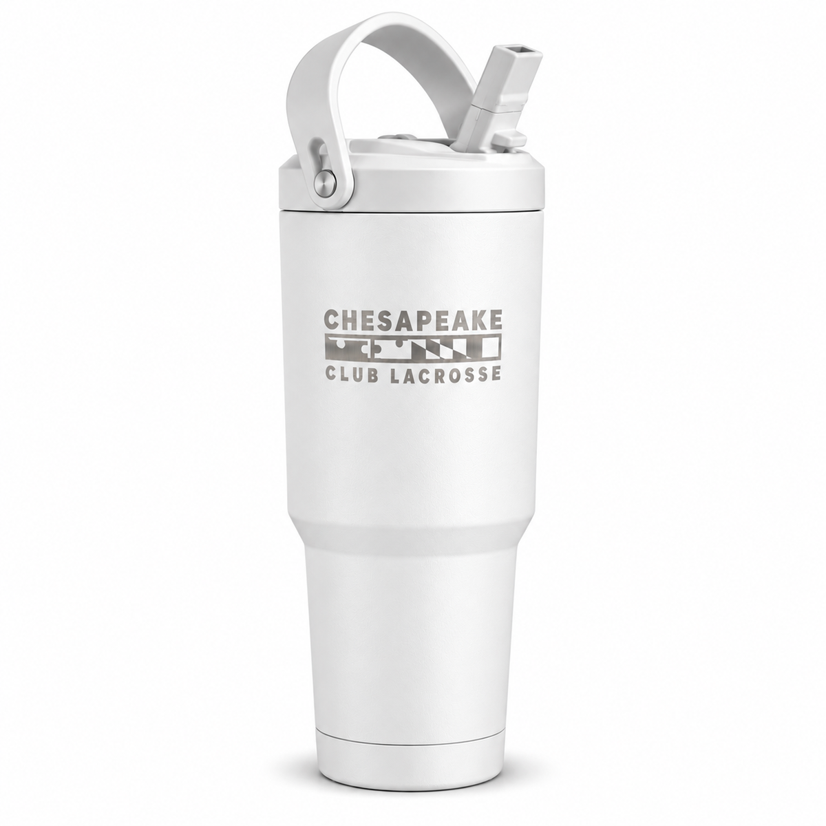 Chesapeake Club Lacrosse 32oz Tumbler (White)