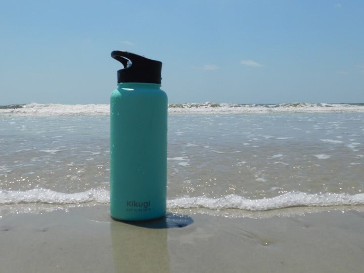 Simple Modern 32oz Insulated Summit Water Bottle Straw Lid - Sea Color 